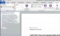 LinguLab Add-In für Microsoft Office