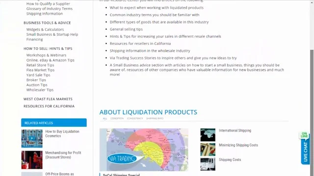 Via Trading  Wholesale Liquidation For Your Resale Business
