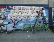 Um pedido de casamento em forma de graffiti