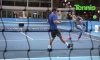 Novak Djokovic Plays Soccer With Nicolas Almagro At ATP World Tour Finals