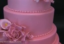 Pink Ombré Wedding Cake | Pink Cake Box