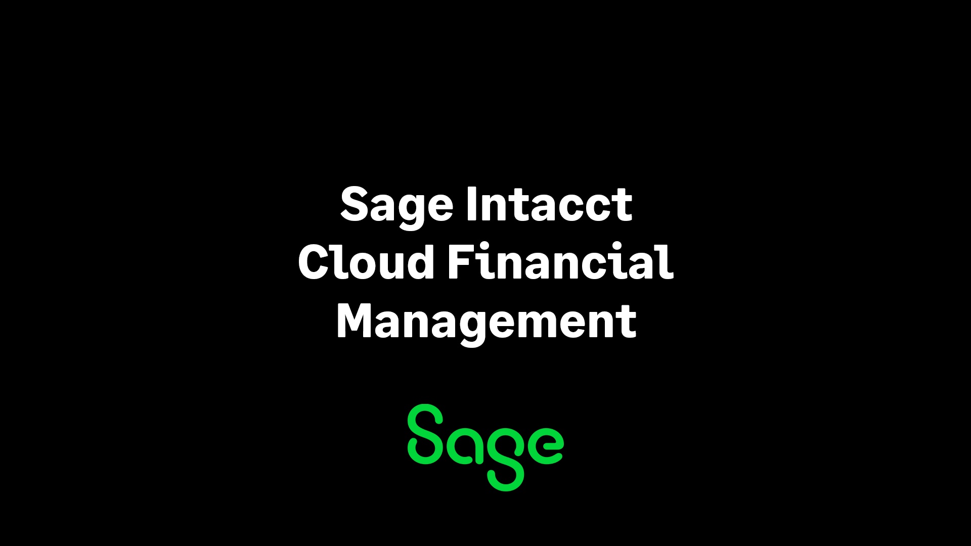 Sage Intacct for Growing Businesses