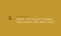 What the budget means for saver and investors