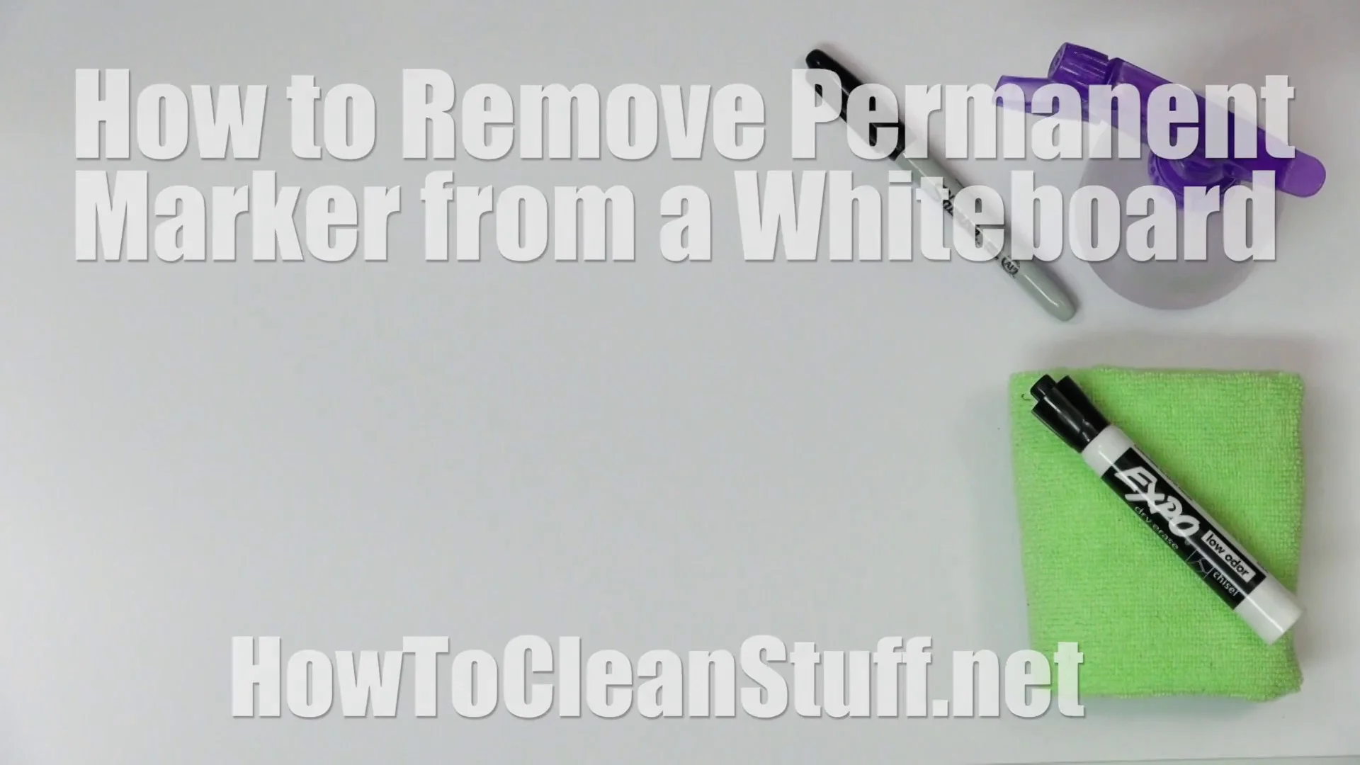 black marker pen removal