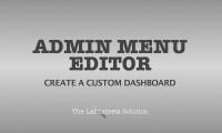 Admin Menu Editor