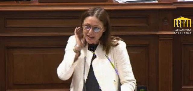 Wistia video thumbnail - Cristina Tavío durante una intervención en el Pleno del Parlamento