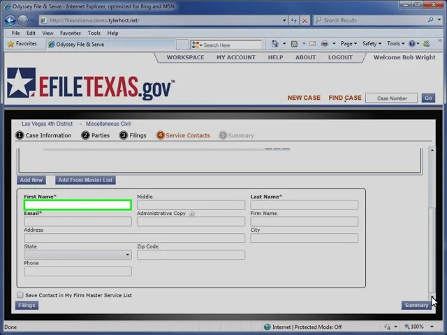 How to Set Up a Template Video | eFile.TXCourts.Gov