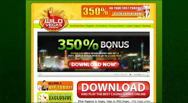 Wild casino bonus code