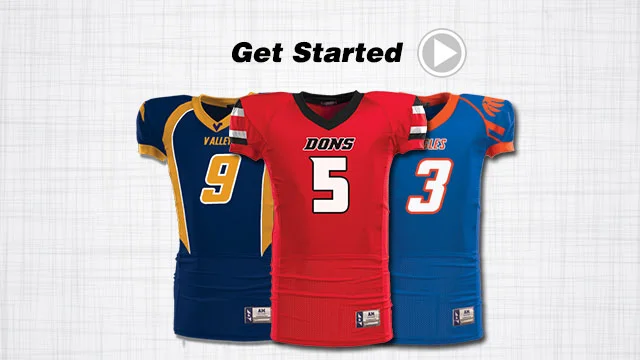 build your own football jersey