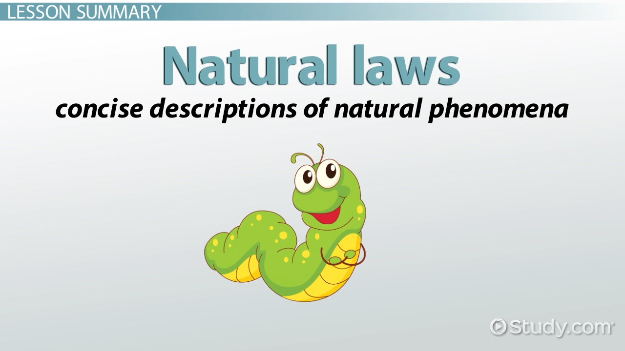 What is a natural law in chemistry?