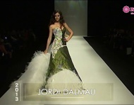 De gekleurde bruidsjurk – Barcelona Bridal Week catwalk 2013