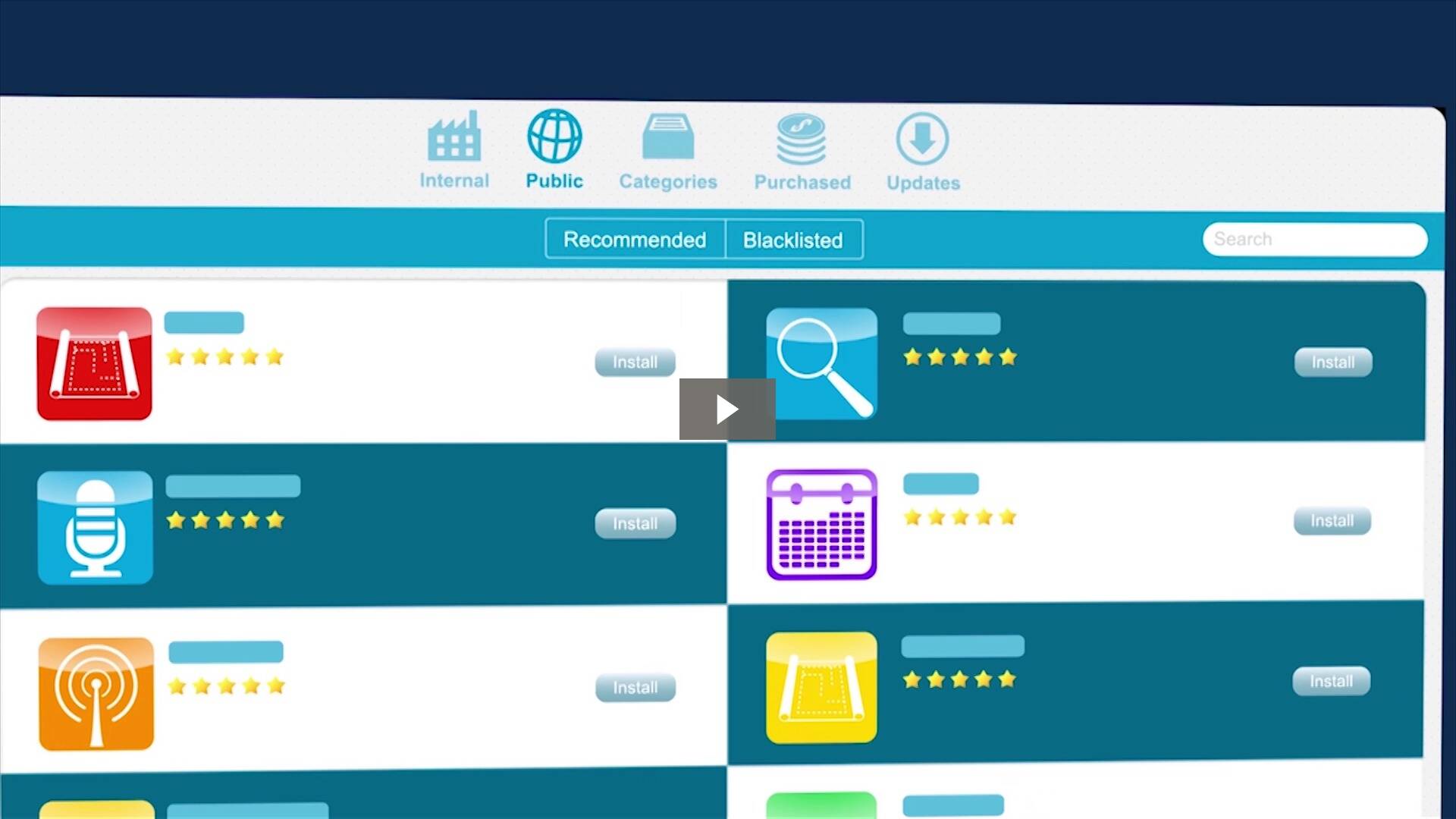 AirWatch's Mobile Application Management (MAM)
