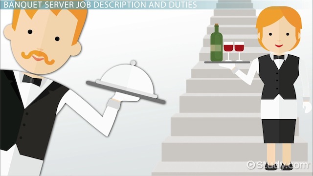 banquet server job description duties and requirements