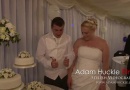 Wedding cake cutting blooper