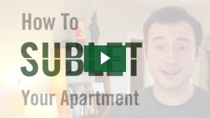 Sublease Agreement - Subletting Your Apartment
